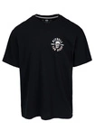 Koszulka męska T-Shirt oversize Pitbull Skull Logo Loose Fit czarna