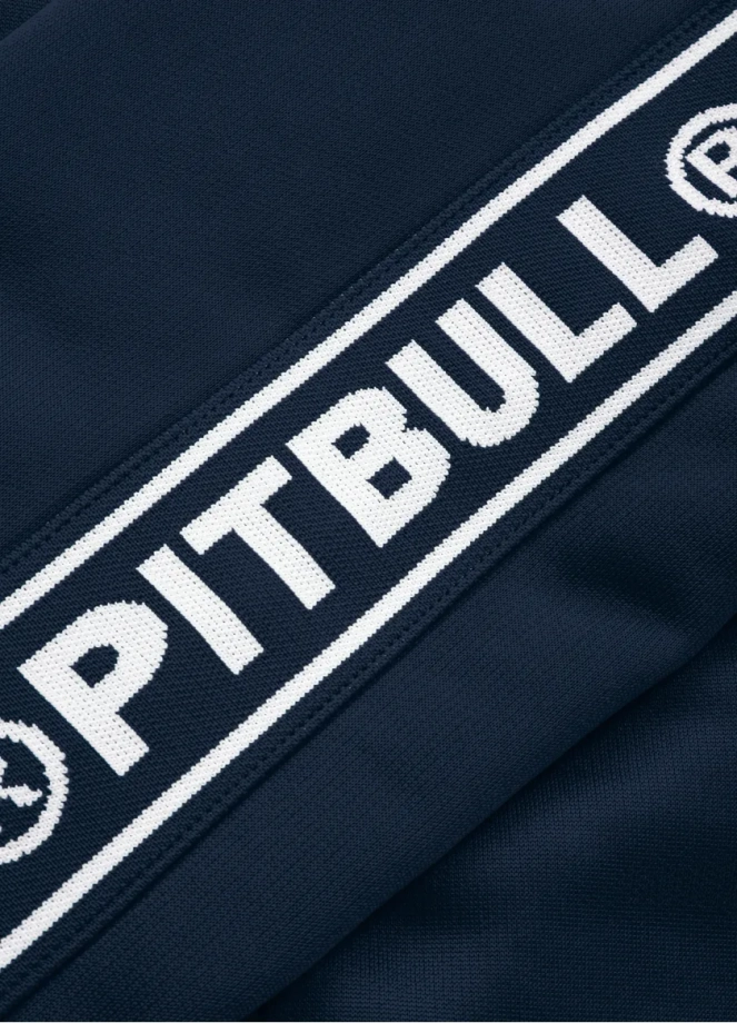 Komplet dresowy męski Pitbull Pit Bull Tape Logo 25 Trackjacket granatowa