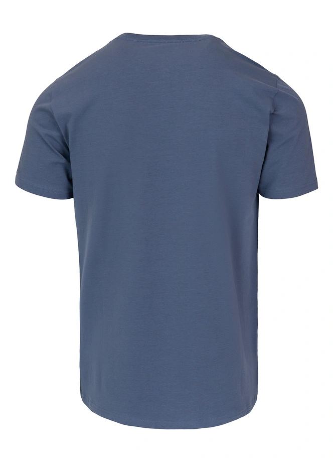 Koszulka męska T-Shirt Pit Bull Pitbull USA CAL Slim Fit ciemno niebieska