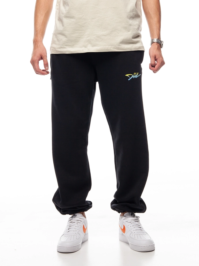Spodnie męskie dresowe Diil Gradient czarne