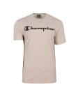 Koszulka męska T-shirt Champion Classic Big Logo beżowa