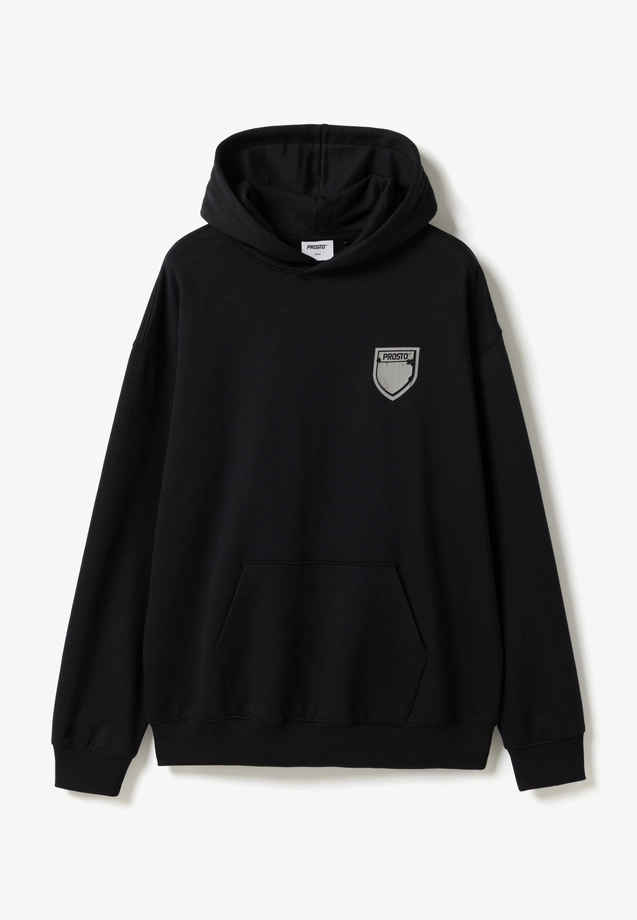 Bluza męska z kapturem Prosto Splash Shield czarna