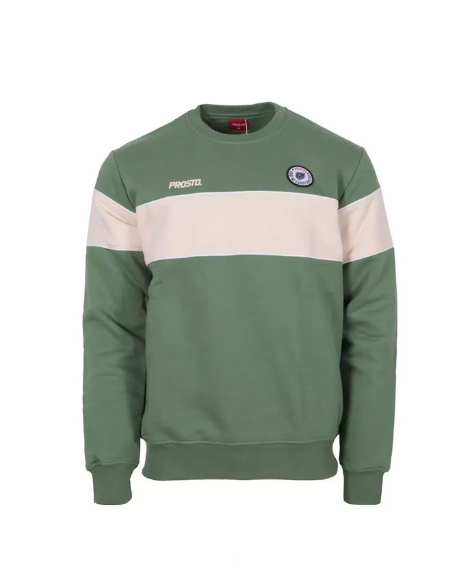 Bluza męska Prosto Klasyk Insertio crewneck zielona