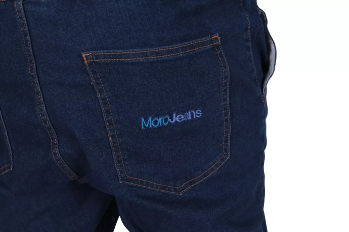 Spodnie męskie jogger Moro Sport Blue Moro Jeans Pocket 3D Effect granatowe