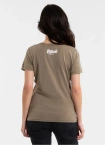 Koszulka damska T-shirt Pit Bull Angel Logo coyote brązowa