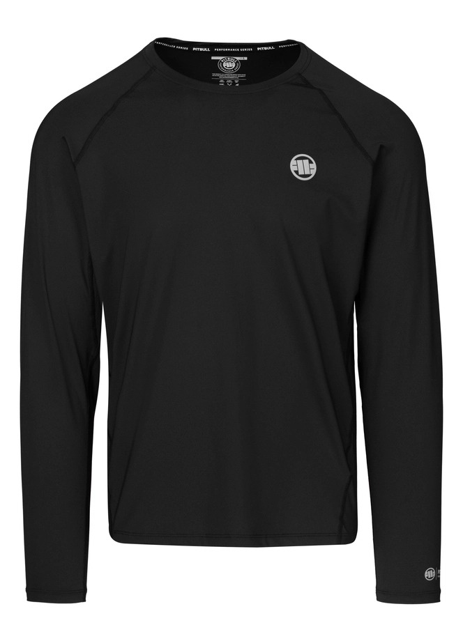 Koszulka męska Longsleeve Pit Bull Performance Pro+ Runway czarna