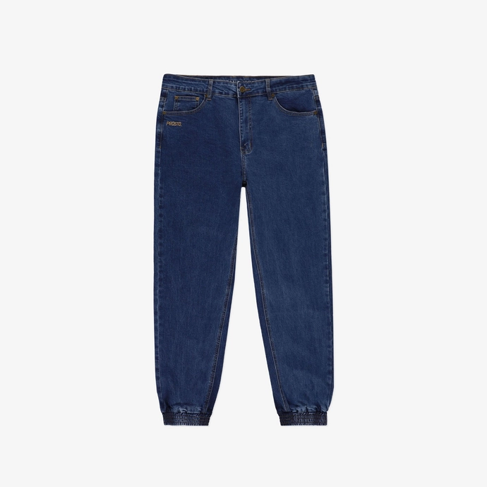Spodnie męskie jogger jeans Prosto Krix niebieskie