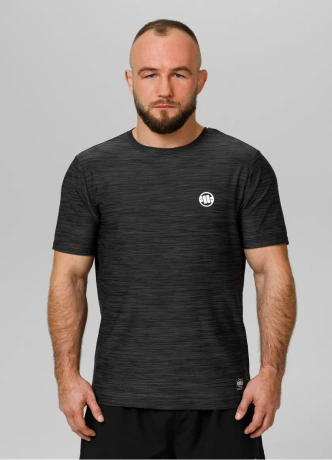 Koszulka męska T-shirt Pit Bull Performance Pro+ Casual Sport Small Logo czarna