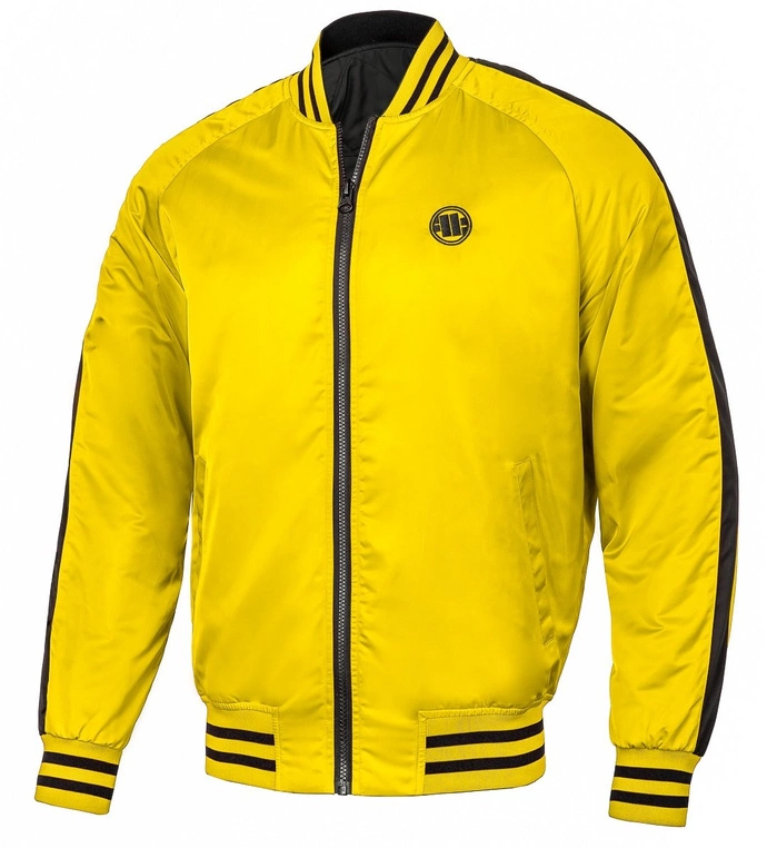 Kurtka wiosenna przejściowa dwustronna Pit Bull Broadway bomber jacket yellow