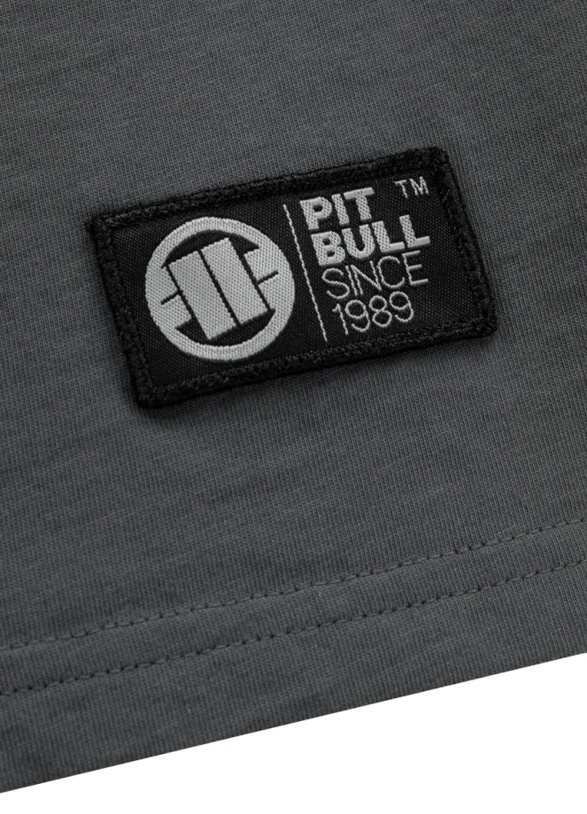 Koszulka męska T-Shirt Pit Bull Pitbull Hilltop 25 grafitowa szara
