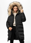 Kurtka damska parka zimowa Pit Bull Queenston czarna