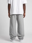 Spodnie dresowe męskie Baggy Jigga Wear Logo Drawcord ciemno szare