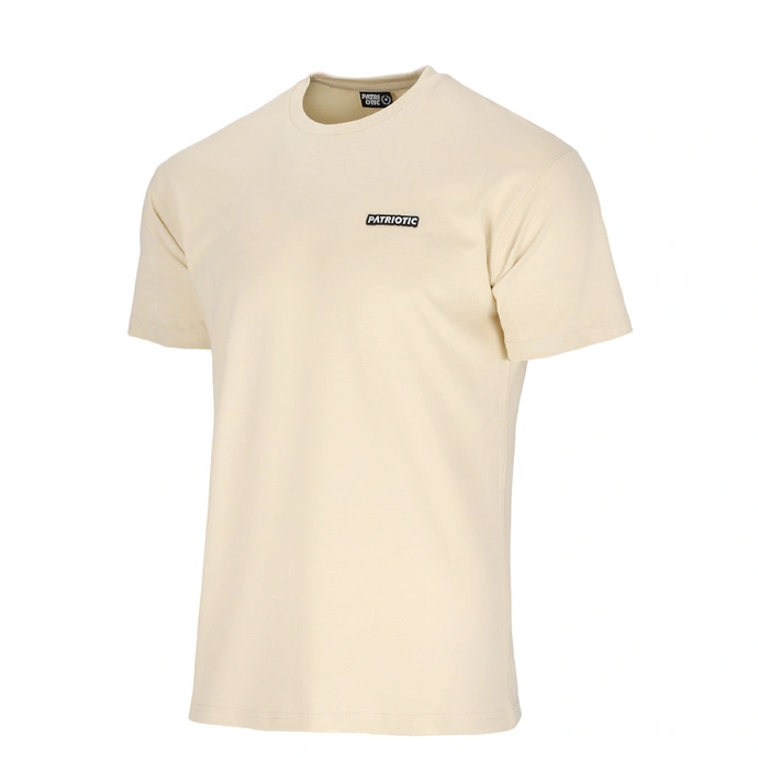 Koszulka męska T-shirt Patriotic Futura Mini App beżowa