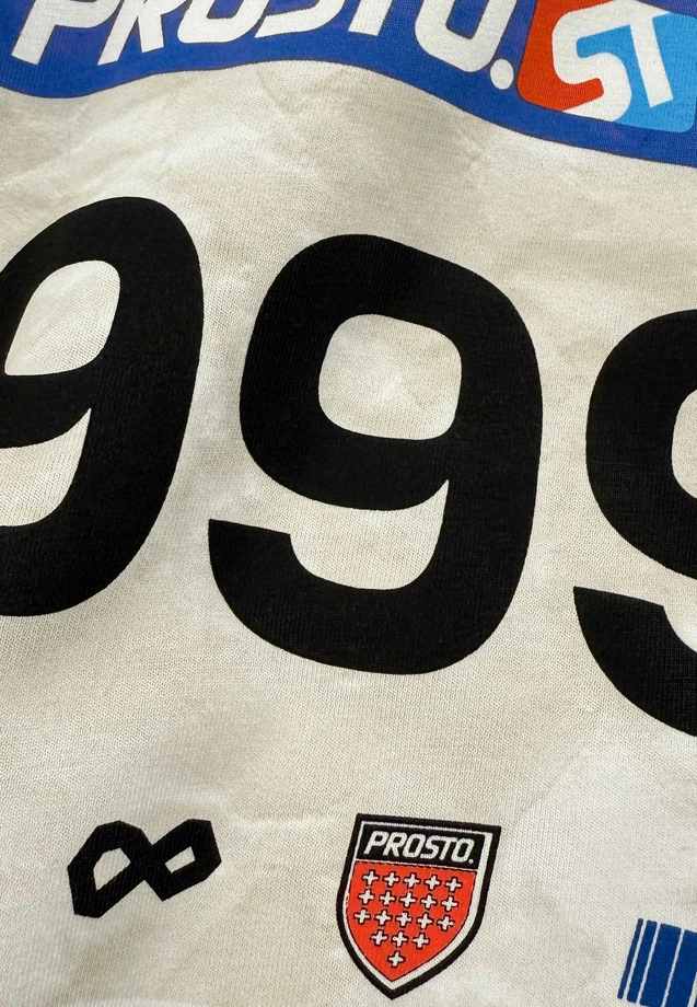 Koszulka męska t-shirt Prosto Runner biała