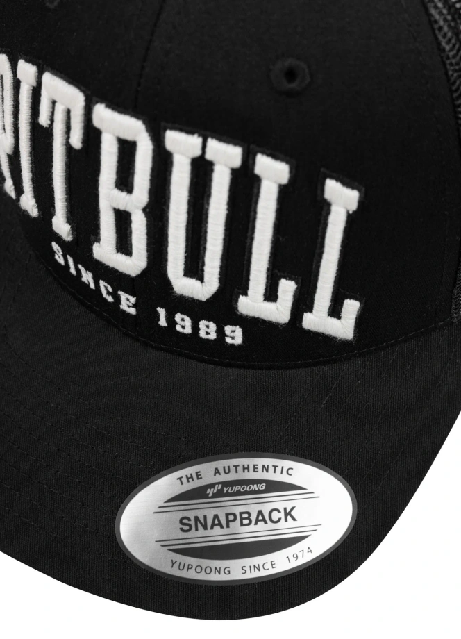 Czapka z daszkiem Snapback Trucker Pit Bull Pitbull Norton czarna