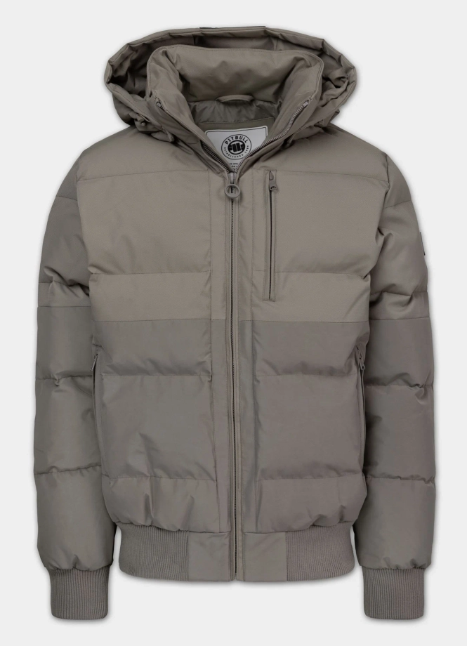 Kurtka zimowa męska Pit Bull Patton 25 taupe