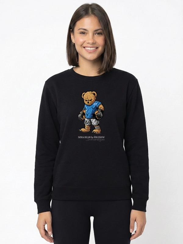 Bluza męska Środowisko Miejskie MMA Bear czarna