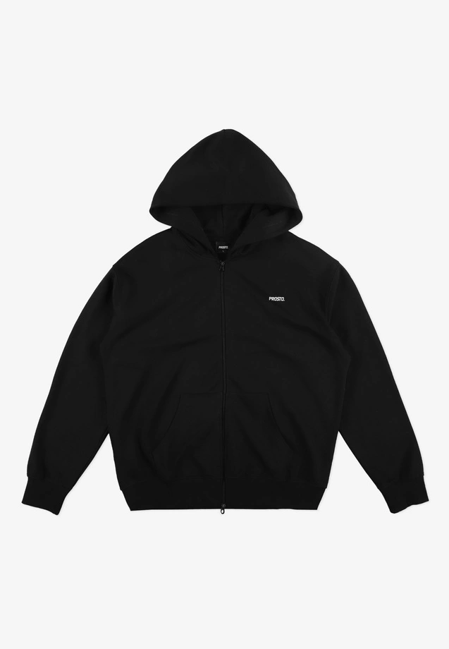 Bluza męska z kapturem oversize Prosto Brons czarna
