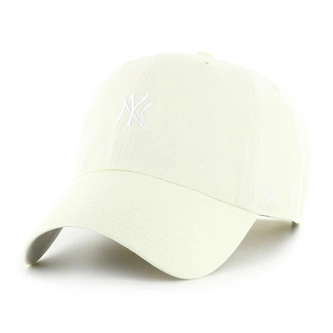 Czapka z daszkiem 47 Brand New York Yankees Base Runner Clean Up jasno żółta