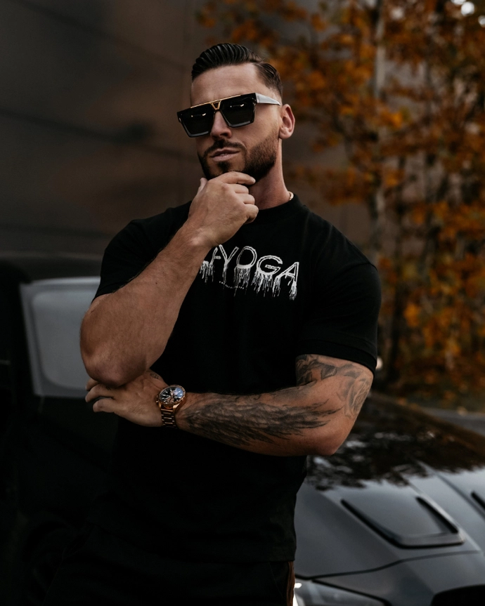 Koszulka męska T-Shirt Olavoga Cuon czarna