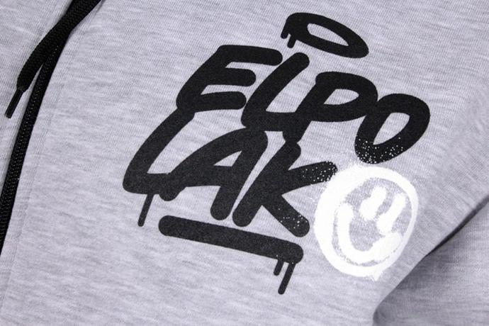 Bluza rozpinana El Polako Zip Miejski Tag grey