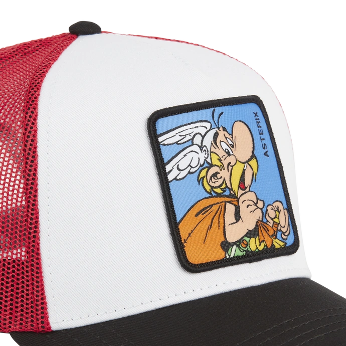 Czapka z daszkiem Capslab Asterix biało/czerwono/czarna