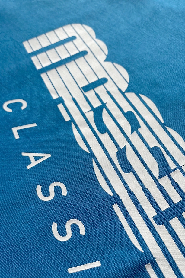 Koszulka męska t-shirt Mass Dnm Classic Fast niebieska