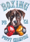 Koszulka damska T-shirt Pit Bull Lil'Champ biała