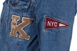 Kurtka przejściowa unisex Karl Kani KK Patched Denim Jacket niebieska