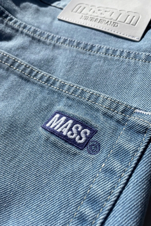 Spodenki męskie jeansowe Mass DNM Box jasne niebieskie