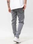 Spodnie męskie Jeans Jigga Wear Mini Haft Logo szare