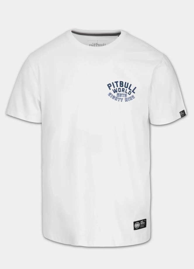 Koszulka męska T-Shirt Pitbull West Coast Guardian Angel biały