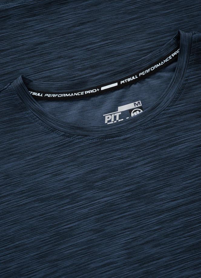 Koszulka męska T-shirt Pit Bull Performance Pro+ Casual Sport Small Logo granatowa