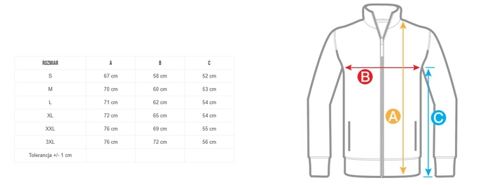 Bluza męska rozpinana Pitbull Pit Bull San Diego CA czarna