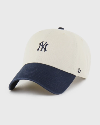 Czapka z daszkiem 47 Brand New York Yankees Base Runner Clean Up kremowa granatowa