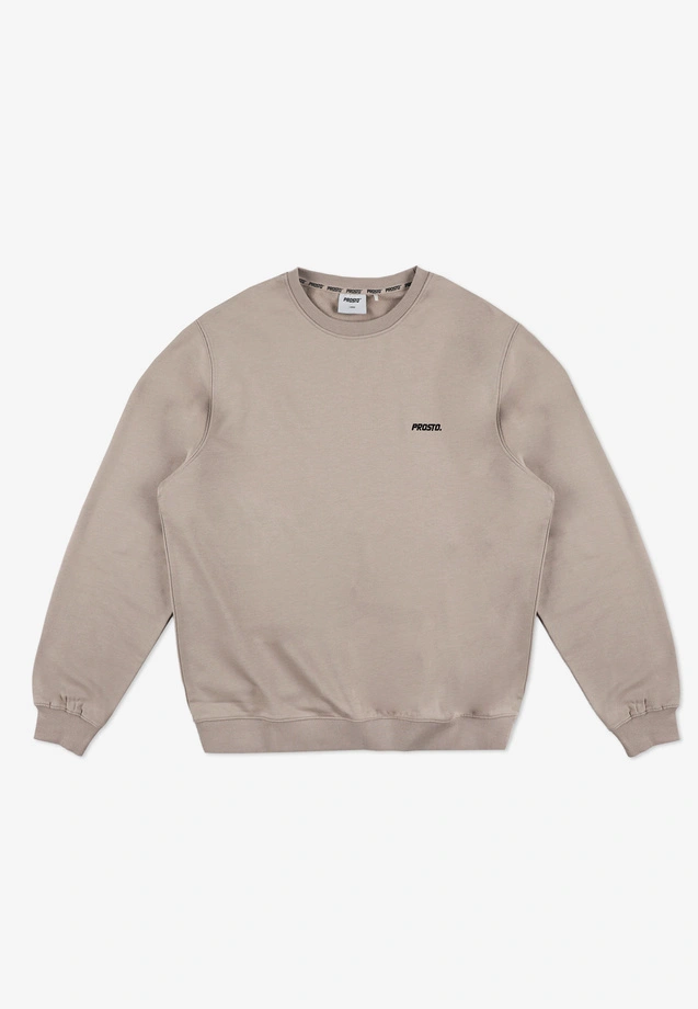 Bluza męska Prosto Infinity Logo crewneck beżowa