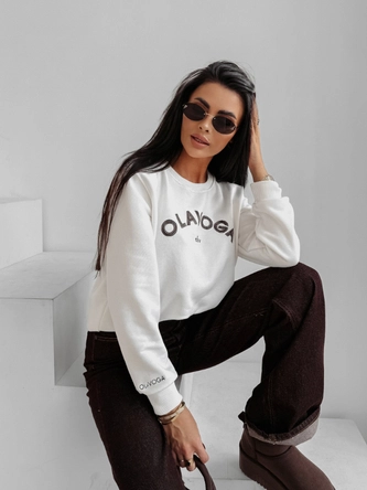 Bluza damska Olavoga Grov kremowa