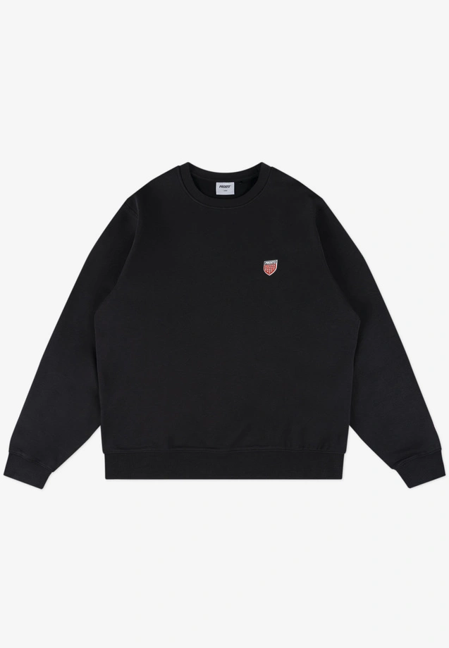 Komplet męski dresowy Prosto Shield crewneck czarny