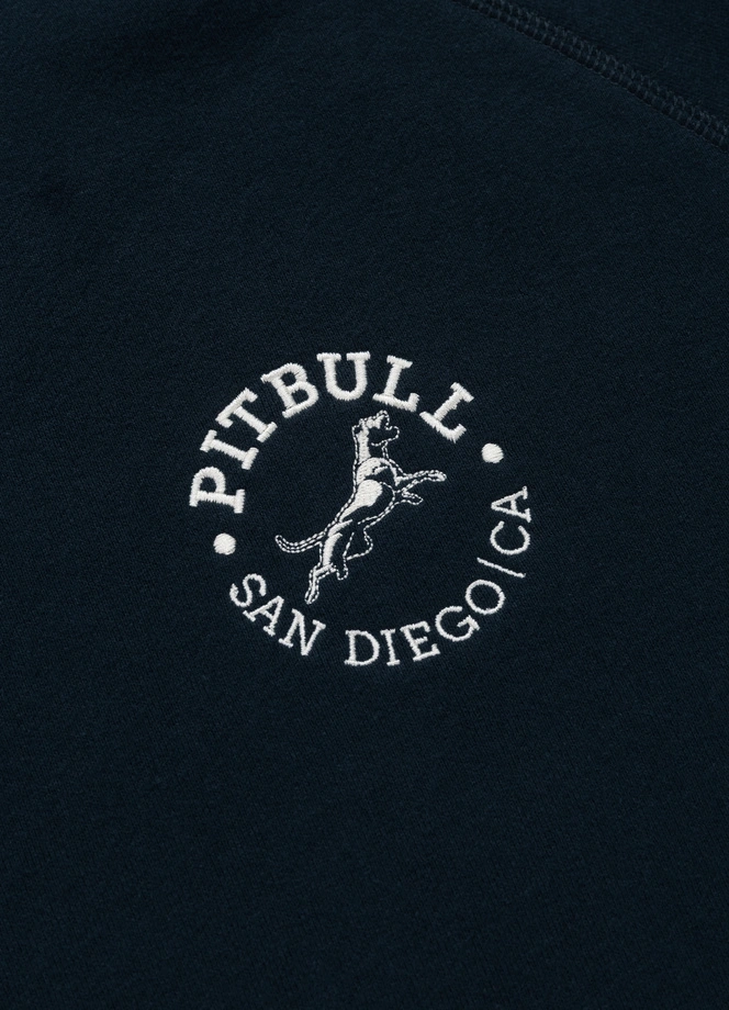 Bluza męska bez kaptura Pit Bull San Diego CA ciemno granatowa