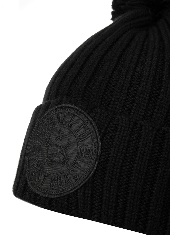 Czapka zimowa Pit Bull Beanie California Dog czarna