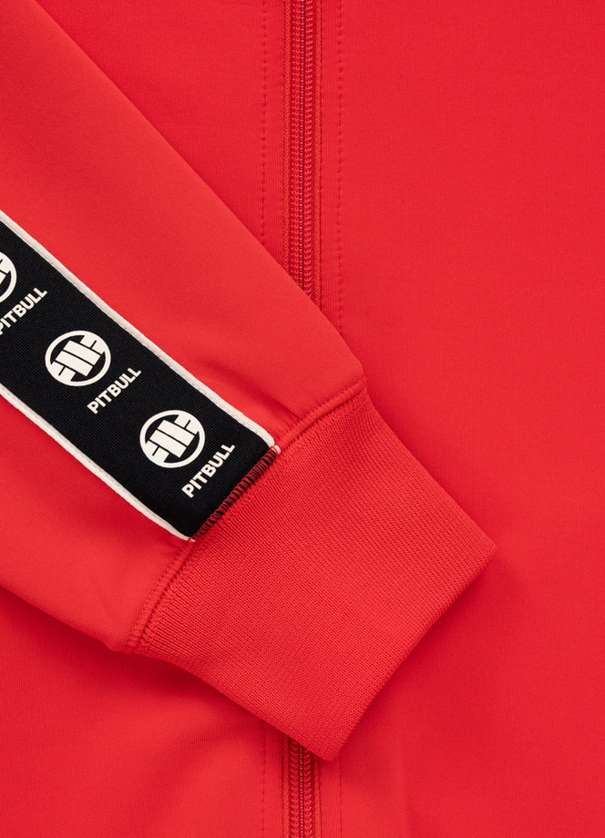 Bluza męska rozpinana Pit Bull Powers 26 fluo czerwona