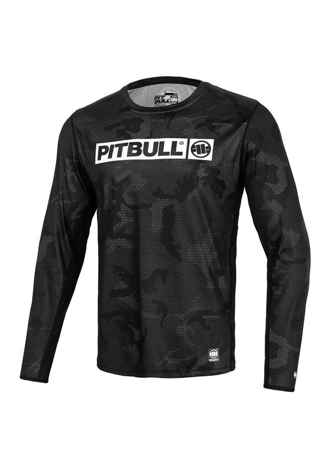 Koszulka Longsleeeve Pit Bull Pitbull Performance Pro Plus Net Camo Hilltop II 24 czarna