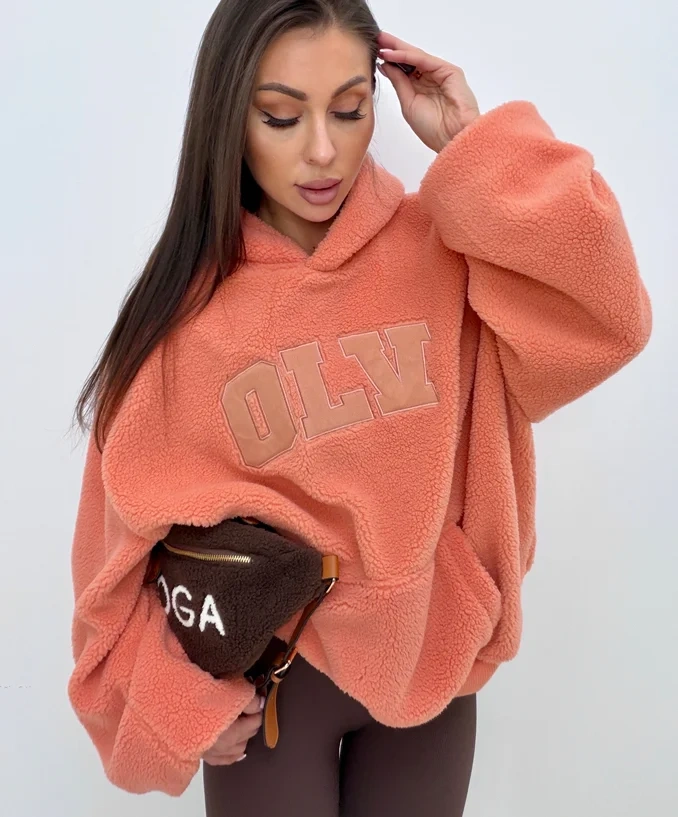 Bluza unisex Olavoga OROFIOU pomarańczowa