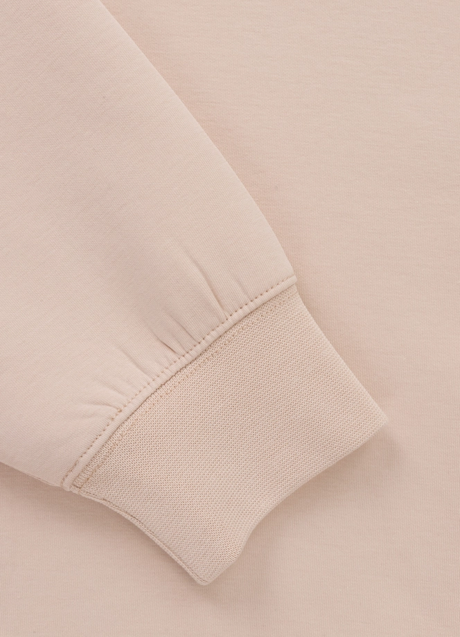 Bluza damska bez kaptura Pitbull Discovery beżowa