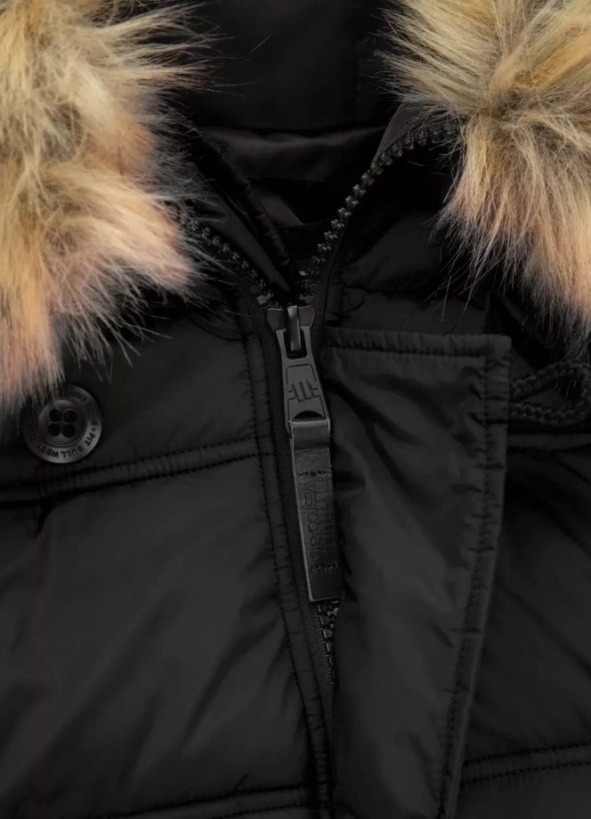 Kurtka zimowa męska Pit Bull Kingston Fur parka czarna