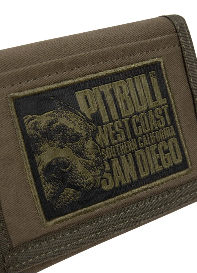 Portfel parciany Pitbull Blood Dog zielony