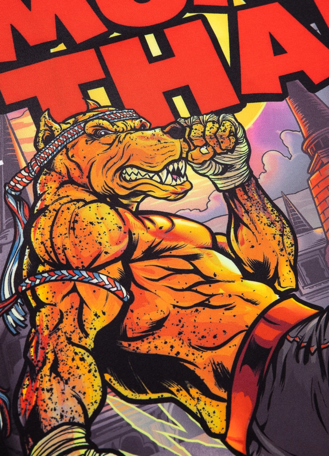 Koszulka T-shirt Pit Bull Performance Pro Plus Mesh Masters of Muay Thai czarna