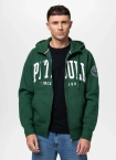 Bluza męska rozpinana z kapturem Pit Bull Norton zielona