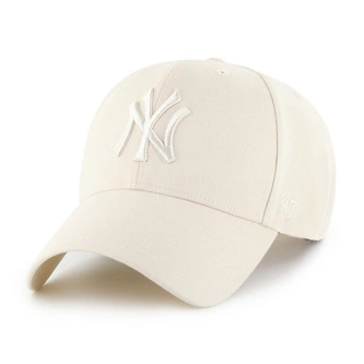 Czapka z daszkiem 47 Brand New York Yankees Snapback MVP kremowa beżowa