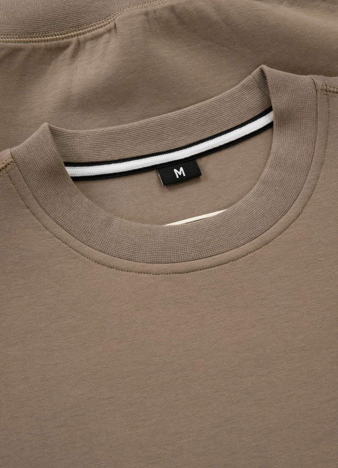 Bluza męska bez kaptura Pit Bull Sampson 25 beżowa